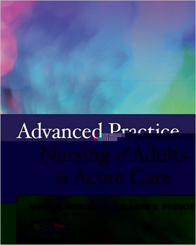 free-pdf-download-Advanced Practice Nursing of Adults in Acute Care 1st Edition