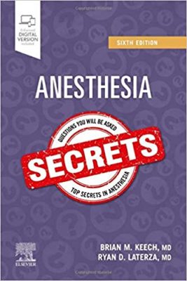 free-pdf-download-Anesthesia Secrets 6th Edition