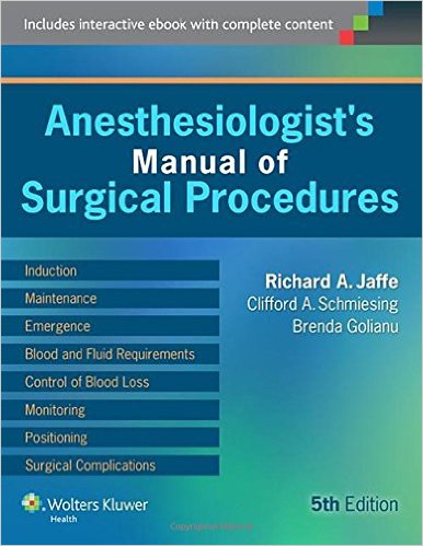 free-pdf-download-Anesthesiologist’s Manual of Surgical Procedures Fifth Edition