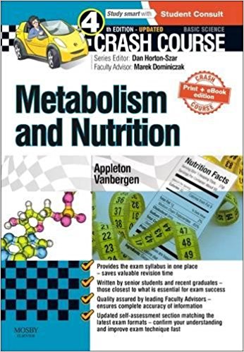 free-pdf-download-Crash Course: Metabolism and Nutrition: Updated Print + eBook edition