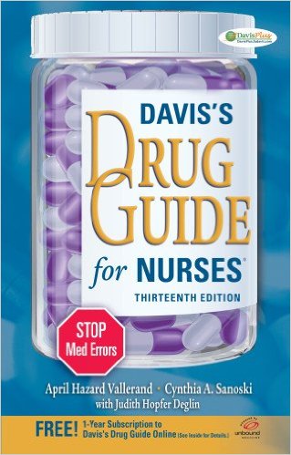 free-pdf-download-Davis’s Drug Guide for Nurses 13th Edition