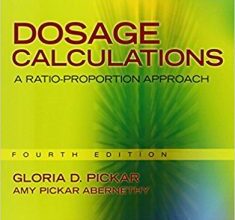 free-pdf-download-Dosage Calculations: A Ratio-Proportion Approach (Book Only) 4th Edition