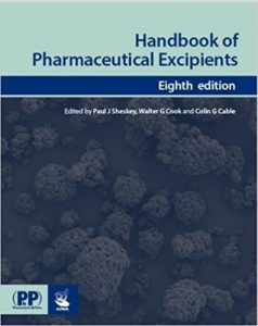 free-pdf-download-Handbook of Pharmaceutical Excipients 8th Revised edition Edition