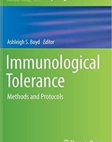 free-pdf-download-Immunological Tolerance: Methods and Protocols