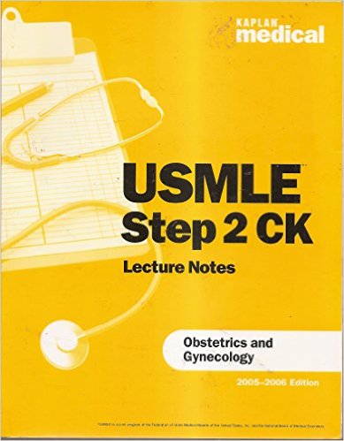 free-pdf-download-Kaplan Medical USMLE Step 2 CK Lecture Notes Obstetrics and Gynecology