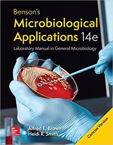 free-pdf-download-LooseLeaf Benson’s Microbiological Applications Laboratory Manual-Concise Version 14th Edition