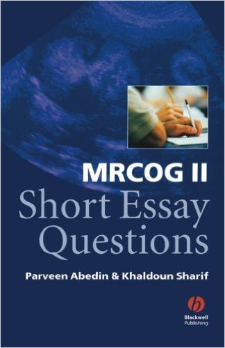 free-pdf-download-MRCOG II Short Essay Questions 1st Edition