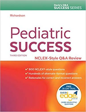 free-pdf-download-Pediatric Success: NCLEX-Style Q&A Review (Q&a Success) 3rd Edition