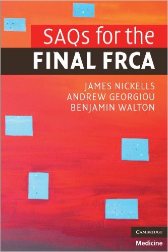 free-pdf-download-SAQs for the Final FRCA 1st Edition