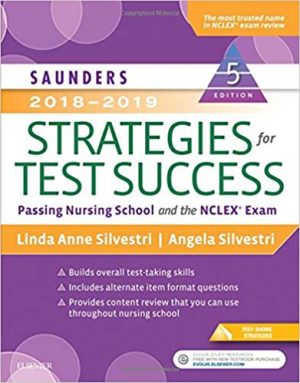 free-pdf-download-Saunders 2018-2019 Strategies for Test Success: Passing Nursing School and the NCLEX Exam