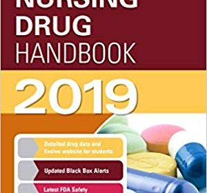 free-pdf-download-Saunders Nursing Drug Handbook 2019 1st Edition