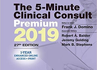 free-pdf-download-The 5-Minute Clinical Consult Premium 2019 (The 5-Minute Consult Series) Twenty-Seventh Edition