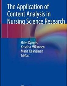 free-pdf-download-The Application of Content Analysis in Nursing Science Research