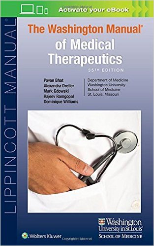 free-pdf-download-The Washington Manual of Medical Therapeutics (Lippincott Manual Series) Thirty-Fifth Edition