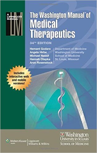 free-pdf-download-The Washington Manual of Medical Therapeutics