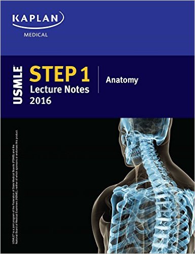 free-pdf-download-USMLE Step 1 Lecture Notes 2016: Anatomy (Kaplan Test Prep) 1st Edition